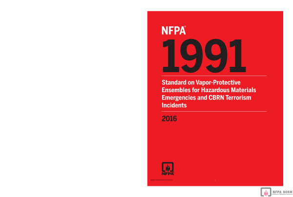 NFPA 1991 PDF NFPA 1991 PDF